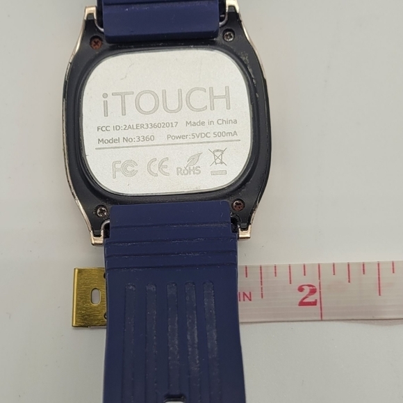 iTouch Unisex Navy Rubber Strap Smart Watch 46x45mm ITC3360S590-102​​​ - Picture 5 of 8